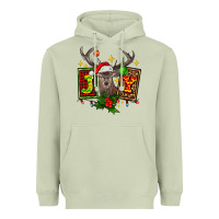 Matcha joy with reindeer ado Heavyweight Hoodie - AdoDesignShop