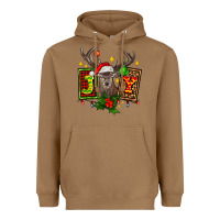 Toasted Coconut joy with reindeer ado Heavyweight Hoodie - AdoDesignShop