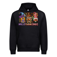 Black hallothanksmas gnomies bbs Urban Hoodie - BundleAndBundleShop