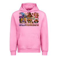 Fuchsia Pink hallothanksmas gnomies bbs Urban Hoodie - BundleAndBundleShop