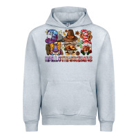 Heather Grey hallothanksmas gnomies bbs Urban Hoodie - BundleAndBundleShop