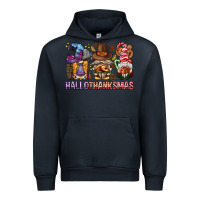 Navy hallothanksmas gnomies bbs Urban Hoodie - BundleAndBundleShop