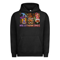 Pigment Black hallothanksmas gnomies bbs Urban Hoodie - BundleAndBundleShop