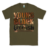 Army Green Young black free-ish Classic Tee - Zillion Design Studio