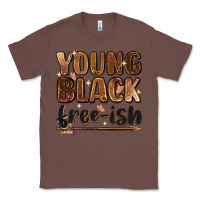 Chestnut Young black free-ish Classic Tee - Zillion Design Studio