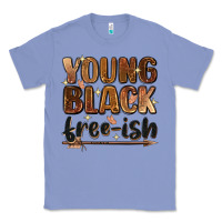 Colony Blue Young black free-ish Classic Tee - Zillion Design Studio