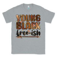 Heather Grey Young black free-ish Classic Tee - Zillion Design Studio