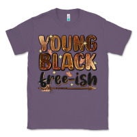 Lavender Young black free-ish Classic Tee - Zillion Design Studio