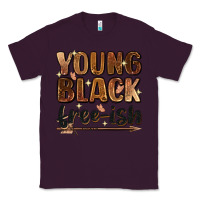 Plum Young black free-ish Classic Tee - Zillion Design Studio