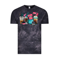 Cloud Black crafting coffee cups Vintage Tee - RanaPortraitStore