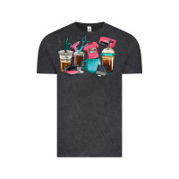 Vintage Black crafting coffee cups Vintage Tee - RanaPortraitStore