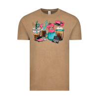Vintage Coffee crafting coffee cups Vintage Tee - RanaPortraitStore