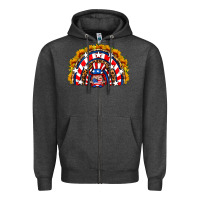 Charcoal Heather usa gnome sunflower rainbow Zipper Hoodie - HRA Design Shop