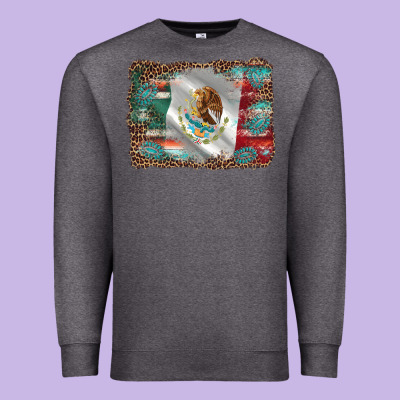 Mexico Gemstone Leopard Premium Sweatshirt Designed By Adodesignshop