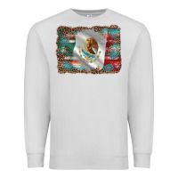 Dove Grey mexico gemstone leopard Premium Sweatshirt - AdoDesignShop