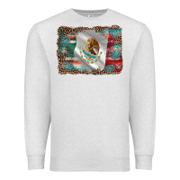 Oatmeal Heather mexico gemstone leopard Premium Sweatshirt - AdoDesignShop
