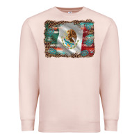 Pale Pink mexico gemstone leopard Premium Sweatshirt - AdoDesignShop