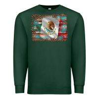 Sports Green mexico gemstone leopard Premium Sweatshirt - AdoDesignShop
