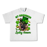 Lunar Rock st.patrick's day my shepherd is my lucky charm Urban Heavy Tee - RanaPortraitStore