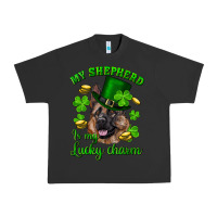 Pigment Black st.patrick's day my shepherd is my lucky charm Urban Heavy Tee - RanaPortraitStore