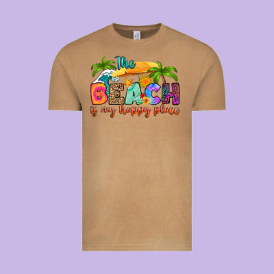 Vintage Tee the beach is my happy place