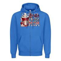 True Royal baseball mom coffee Zipper Hoodie - RacoonDesign