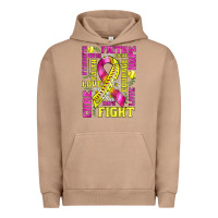 Pigment Burro breast cancer softball ribbon love cure fight bbs Urban Hoodie - BundleAndBundleShop