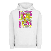 Pigment Lunar Rock breast cancer softball ribbon love cure fight bbs Urban Hoodie - BundleAndBundleShop