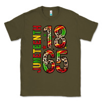Army Green 1865 Juneteenth Classic Tee - Zillion Design Studio
