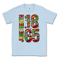 Dusty Blue 1865 Juneteenth Classic Tee - Zillion Design Studio