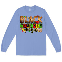 Colony Blue black teacher magic Long Sleeve Tee - Zillion Design Studio