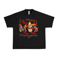 Black la mama mas chingona Urban Heavy Tee - Zillion Design Studio