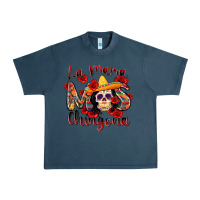 Midnight Navy la mama mas chingona Urban Heavy Tee - Zillion Design Studio