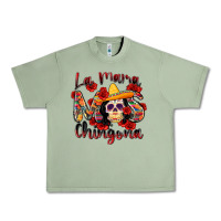 Oil Green la mama mas chingona Urban Heavy Tee - Zillion Design Studio