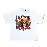 White la mama mas chingona Urban Heavy Tee - Zillion Design Studio