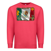 Cardinal mexico flag sunflower cactus Premium Sweatshirt - AdoDesignShop