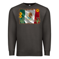Smoke mexico flag sunflower cactus Premium Sweatshirt - AdoDesignShop