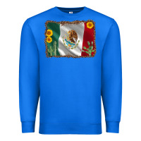 True Royal mexico flag sunflower cactus Premium Sweatshirt - AdoDesignShop