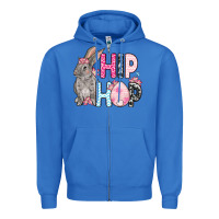 True Royal Easter Day Hip hop bunny Zipper Hoodie - OliviaCreatesArt