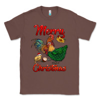 Chestnut merry christmas chickens Classic Tee - RanaPortraitStore