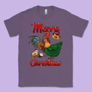 Merry Christmas Chickens Classic Tee Designed By Ranaportraitstore