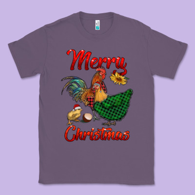 Merry Christmas Chickens Classic Tee Designed By Ranaportraitstore