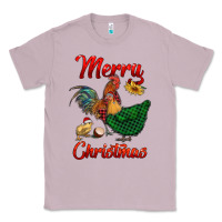 Lilac merry christmas chickens Classic Tee - RanaPortraitStore