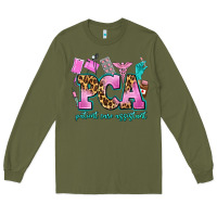 Army Green pca patient care assistant Long Sleeve Tee - AdoDesignShop