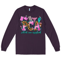 Plum pca patient care assistant Long Sleeve Tee - AdoDesignShop