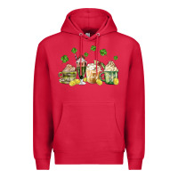 Cardinal patricks day coffee Premium Hoodie - MaliasSmallBusiness