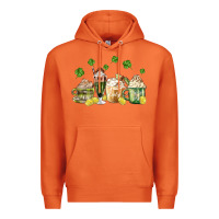 Carrot patricks day coffee Premium Hoodie - MaliasSmallBusiness