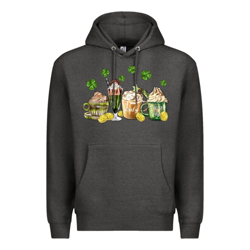 Patricks Day Coffee Premium Hoodie by MaliasSmallBusiness | Teevron