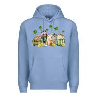 Colony Blue patricks day coffee Premium Hoodie - MaliasSmallBusiness
