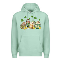 Seafoam patricks day coffee Premium Hoodie - MaliasSmallBusiness